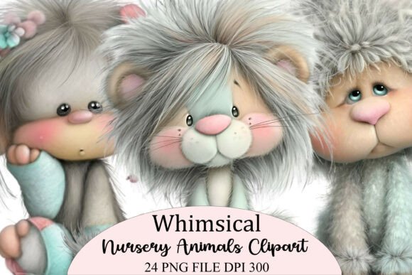 Download Watercolor Nursery Animals Clipart - Nursery Collection