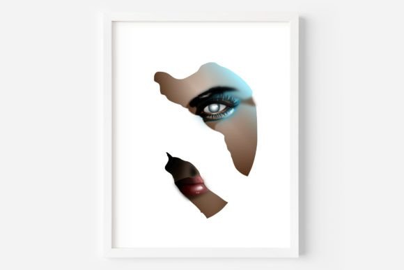 Download Woman Face Poster, Digital Wall Art - Digital wall art Collection