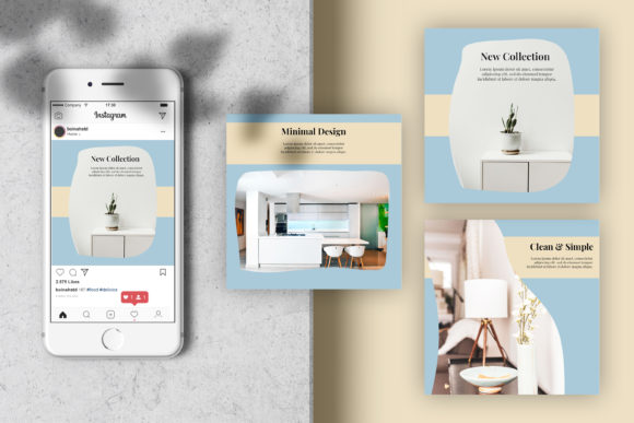 Download Home Furniture Instagram Feed Template - Template Collection