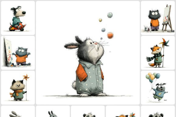 Download Chubby Nursery Animals Clipart 40 JPG - Nursery Collection