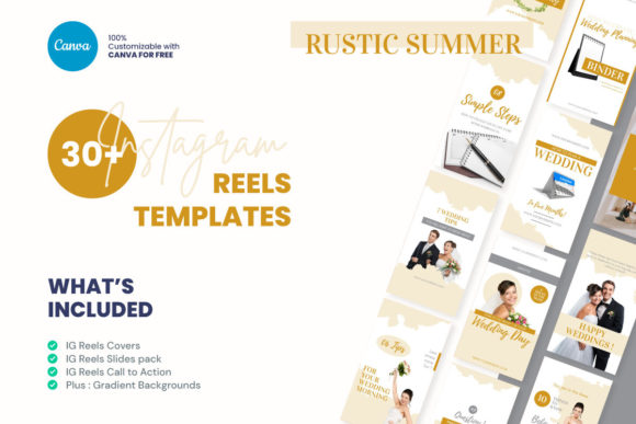 Download Wedding Instagram Reels Template Canva - Template Collection
