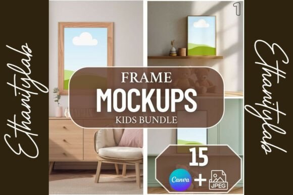 Download Nursery Mockups | Canva &amp; JPEG 15 Pack - Nursery Collection