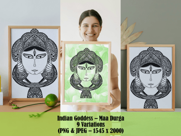 Download Indian Goddess -a Digital Wall Art - Digital wall art Collection