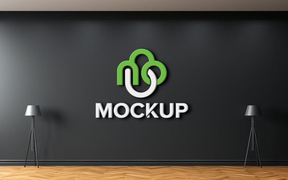Download Indoor Wall Logo Mockup Psd Template - Template Collection