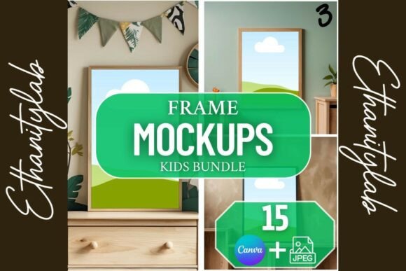 Download Boy Nursery Mockups | Canva &amp; JPEG 15 - Nursery Collection