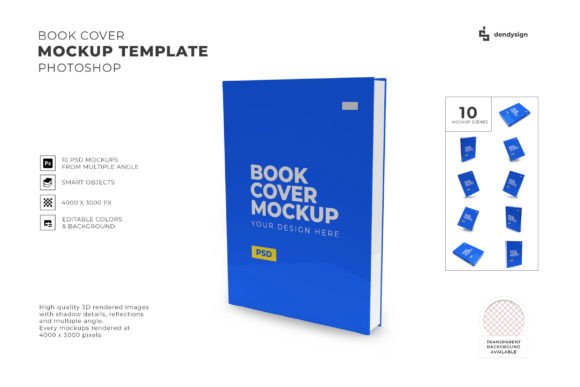 Download Book Cover Mockup Template Bundle - Template Collection