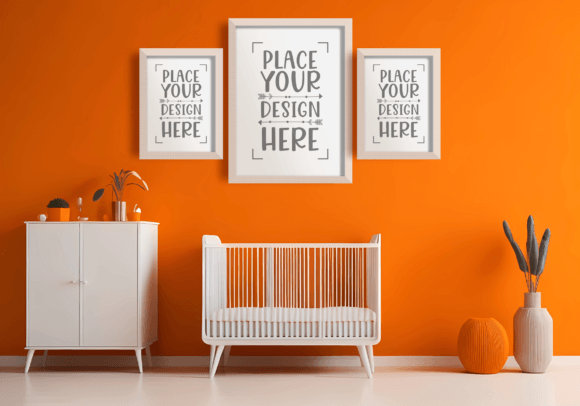 Download Nursery Frame Mockup, Nursery Wall - Nursery Collection