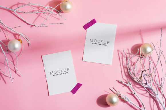 Download Festive Holiday Mockup Cards - Festive Collection
