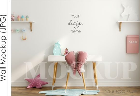 Download Kids Room Mockup, Nursery Wall Mockup - Nursery Collection