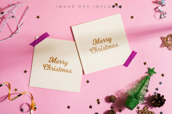 Download Festive Holiday Mockup Cards - Festive Collection
