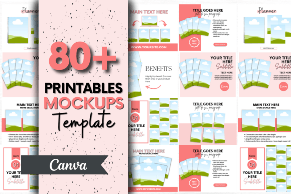 Download Printable Products Canva Mockup Template - Template Collection