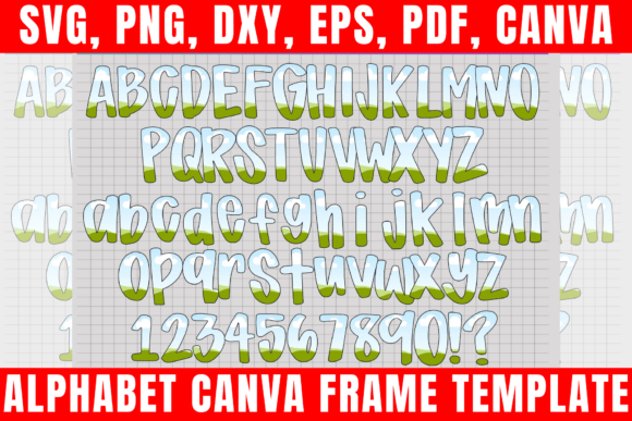 Download Canva Frame Template Alphabet - Template Collection