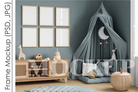 Download Nursery Frame Mockup, Poster Mockup - Nursery Collection