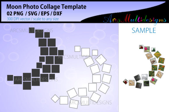 Download Moon Photo Collage Template - Template Collection