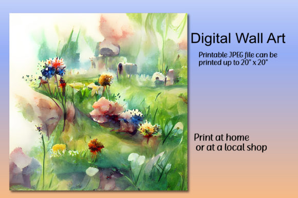 Download Floral Digital Wall Art Printable - Premium Bundle
