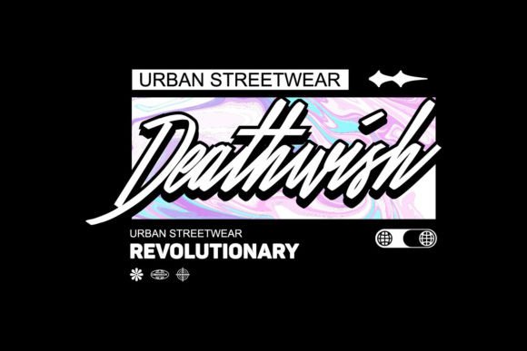 Download Deathwish Streetwear Graphic Templates - Template Collection