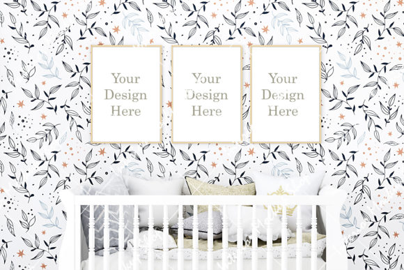 Download Frame Mockup, Nursery Room Mockup - 263 - Nursery Collection
