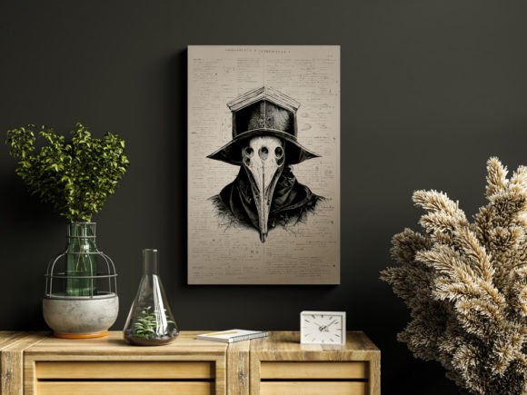 Download Plague Doctor Digital Wall Art - V1 - Digital wall art Collection