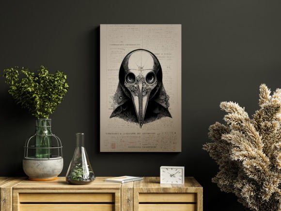 Download Plague Doctor Digital Wall Art - V4 - Premium Resources