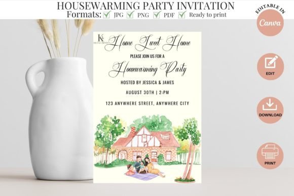 Download Housewarming Party Invitation Template - Template Collection