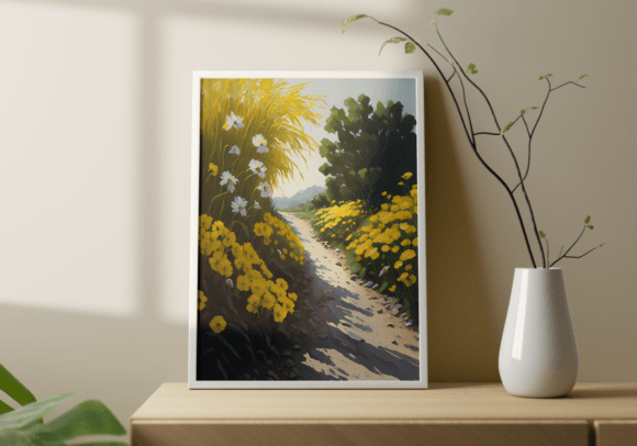 Download Blossom Walkway Digital Wall Art - Digital wall art Collection