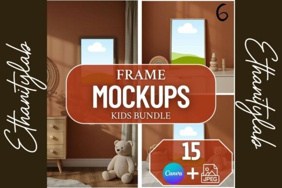 Download Terracotta Nursery Mockups | Canva 15 - Nursery Collection